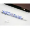 ホット新しい中国の青と白の磁器のパターンミディアムニブの万年筆