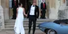 2019 Eleganckie Białe Suknie Ślubne Syrenki Prince Harry Meghan Markle Wedding Party Suknie Halter Soft Satin Wedding Sukienka
