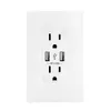 AIAWISS Outlet with USB, 4.8A USB Outlet, USB Charger Outlet, Dual USB Charger with 15A Tamper Resistant Duplex Receptacle,White