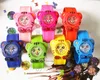 Jolis enfants slap montre enfants garçon fille montre-bracelet silicone gelée sport dessin animé montre