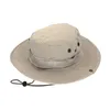 Cappuccio da esterno in tela Panama Safari Boonie Cappellini regolabili Cappelli mimetici Cappelli in cammuffamento Nepalese Army Mens Fisherman Hat