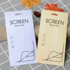 Träpapper Retail Package Pack Box för härdat glasskärmsskydd för iPhone X 7 8 Plus Samsung Galaxy S8 S9 Plus-logotyp
