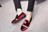 Bahar Erkek Ayakkabı İş ayakkabısı Homecoming Kaplan kafası toka Tasarımcı Oxford Ayakkabı zapatos hombre Büyük kilometre ABD boyutu: 6-12 # 126