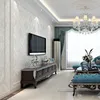 Europäischer Stil Vliestapete Damast 3D Stereoskopisches Relief Damaskus Schlafzimmer Wohnzimmer Wandpapier Home Decor Papier