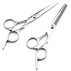 6 '' Aangepaste Logo Silvery Hairdressing Scissors Factory Prijs Snijden Schaar Dunner Shears Professionele Menselijke Haarschaar Gift