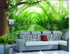 3D Wallpaper Mural Decor Photo Backdrop Fresh bamboo forest road 3D TV background wall TV Background 3D Mural Wall Paper