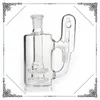 Capteurs de cendres déroulants Glass Recycler avec pomme de douche Capteur de cendres perc 14mm 18mm Capteurs de cendres déroulants en verre pour accessoires de bongs en verre