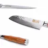 SUNLONG 5 pouces Santoku Knife Chef Couteaux Damas Damas Steel Knics Couteaux 67Laies japonaises Cleaver1394688