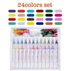 12/24/36 Kolor Malarstwo Miękkie Szczotka Pen Set Markery Akwarela Efekt Długopisowy Najlepszy dla Kolorowanki Manga Komiczna kaligrafia