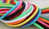 Tissu tressé de couleur bonbon de haute qualité 3.5 à 3.5 câble Audio mâle à mâle pour iphone casque voiture Aux 1500 pcs/lot