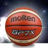 Pallone da basket ufficiale Molten GP7X PU Leather Indoor Outdoor Standard Dimensione 7 Match Training ball227Q