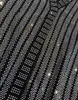 2017 suéteres cardigan contas preto cardigan reqular manga longa v pescoço de cor pura letra fina casual feminina marca mesmo estilo suor4281796