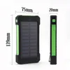 Factory Waterproof Compass Solar Power Bank 20000mah Universal CellpPhone Battery Charger With LED Flashlight And Compass Camping Light