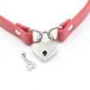 Collier d'esclave de chien en cuir PU verrouillable Bdsm, ceinture de bondage dans les jeux pour adultes pour couples, produits sexuels fétichistes, jouets de flirt pour femmes 4098318