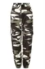 Calças de Carga de Camuflagem das Mulheres Calças Casuais Combate Combate Camuflagem Jeans Sexy Mulheres Casual Colorful Camou Jeans