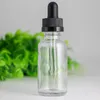 Wholesale Amber Clear Blue Green 30ml Thick Glass Dropper Bottles HIgh Quality 1OZ Boston Pyrex Glass Containers Bulk In stock