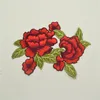 10pcs Nowe haftowane aplikacje kwiatowe żelazo na szycie na łatce odzież czerwona do szycia rzemieślniczego 2849