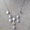 New Arriver Perle Naturelle Bijoux, Collier De Perles De Couleur Blanc, Bijoux De Fête De Mariage, Nouvelle Livraison Gratuite