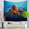 Wysokiej jakości ściany Tobestry 8 Styl wielofunkcyjny Octopus Drukowanie obrusów blachy z łóżkiem BEAT Ręcznik ładny dom do dekoracji domowej supp4112136