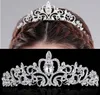 2019 Lyxig Elegant Crystal Bridal Crown Headpieces Kvinna Tiaras Hår Smycken Ornaments Hairwear Bride Bröllop Hårtillbehör