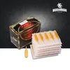 50pcs Disposable Tattoo Tips Sterilized Golden Transparent Flat Tip for M1 RM F Shader Needles