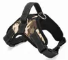 Justerbar hund Harness Vest Collar Canvas Big Dog Rep Collar Handrem Pet Traction Rope för medelstora stora husdjur