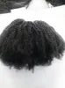 브라질 인간의 버진 아프리카 굵고 머리 Weft 처리되지 않은 자연 블랙 컬러 뷰티 여성을위한 부드러운 머리카락 확장