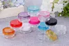 Contenitori di cera a 10 colori Contenitore di plastica per uso alimentare Vaso per cera Supporto per olio denso Strumenti per tamponare a secco Dabber Buon sapore lin2689
