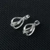 18KGP Twisted Water Drop Shaped Locket Cages, Can Hold 8mm Pearl/ Crystal/ Gem Beads Pendant Charms Fittings