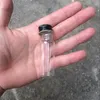 22 * 60 * 14mmのガラス瓶のアルミニウムねじキャップの透明な空の瓶のギフトガラスむしろボトル液体100個