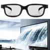 Lunettes 3D passives polarisées de haute qualité noires H3 pour les cinémas 3D Real D de TV