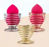 Moda Makijaż Posiadacze Gąbki Puff Display Stand Gurda Kształt Sponge Puff Blender Suszenie Uchwyt Uchwyt Uchwyt Makijaż Uchwyt Puff Uchwyt Narzędzia Beauty Prezent