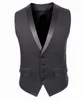 MEN039S Resmi Yelek Tek Kelime Kısacası Katı Fit Yelek Resmi İş Ceket İnce Takım Yelek Gilet Homme Çalışma Tarzı için Xn3522513