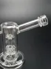 Hitman Glass Bubblers Oil Rig 5.5 "인치 인라인 매트릭스 Perc Hitman Sidecar Water Pipes Bongs Birdcage Percolator Hockahs Shisha
