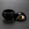 Non-Stick Container Wax Jars 6ml Ball Shaped Food Grade Black Color Silicone Gel Rubber Storage For Dab Dabber Tool Bho Oil Herbal Vaporizer