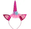 Unicorn Hoop Halloween Children's Hoop Holiday Party Baby Hair Tillbehör Unicorn Party Products L422