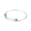 12 Crystal Birthstone Armband Bangle Cuff Armband Brith Stone Charm Mode Smycken kommer och Sandy