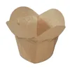 Pieczenie wkładki do babeczki skrzynki w kształcie lotosu opakowania muffinki Stand Oil zwolnienie papierowe rękawy 5 cm