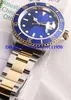 Regalo di Natale Orologio di lusso di alta qualità Asia 2813 Meccanico 40MM lunetta in ceramica blu 116613 16613 Orologi meccanici automatici da uomo