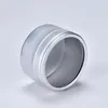 40g empty skin care cream aluminum containers with window cap,metal aluminum jar window lid ,metal bottle tin pot can LX1248