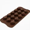 Stampo per torta Love a 15 fori Stampi per dolci a forma di cuore Stampi per cioccolato Forma in silicone per Bakeware 122781