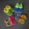 2018 Nya Mjuka Barnskor Baby Boy Girl Shoes Candy Color Woven Fabric Air Mesh Barn Casual Sneakers för Boys Girls