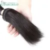 Fairgreat trança em pacotes não processados ​​brasileiro cabelo virgem liso cabelo 3 pacotes sem cola sem fio trança em extensões de cabelo humano virgem