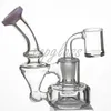 Banger de quartzo Top Flat com borda chanfrada se encaixa Carb Cap Better Bottom grosso 10mm 14mm 18mm Feminino Feminino Joint para bongo de vidro