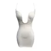 Backless Under Dress Garment Shapewear Slip Body Shaper med BH för bröllopskväll Brud Bride Dress Vestido E983025