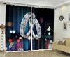 Customized Blackout Curtains Billiards 3D Print Window decorate Drapes For Living room Bed room Office el Wall Tapestry215p