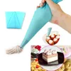 Sac de décoration en silicone Sèche-biscuits Outils de cuisson coréens avec 3 tailles de couleur sans danger pour les aliments Bleu