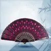 Katlanabilir el fan payetleri nakış peacock kuyruk dans fanları kadınlar için sahne performansı pervane fabrikası doğrudan 1 8zq bb