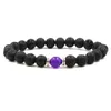 9Styles 8mm Natural Lava Rock Stone Beads Chakra Bracelet volcanic Stone Essential Oil Diffuser Bracelet for women