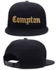 Hot Christmas Sale NWA Letter Compton Vintage Snapback Justerbara mössor hattar, baseballmössa hiphop hatt avslappnad livsstil